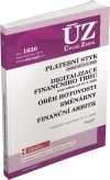 Levně ÚZ 1630 Platební styl, digitalizace finančního trhu