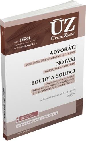 Levně ÚZ 1634 Advokáti, Notáři, Soudci a soudy