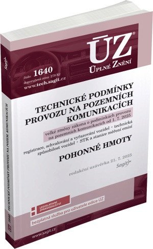 Levně ÚZ 1640 Technické podmínky provozu