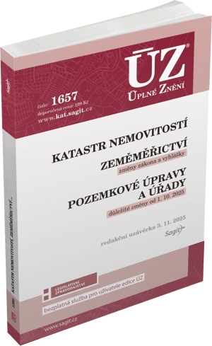 Levně ÚZ 1657 - Katastr nemovitostí, Zeměměřictví, Pozemkové úpravy a úřady