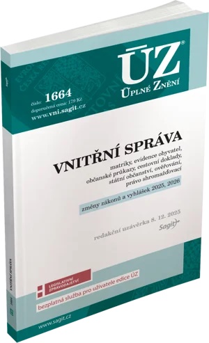 Levně ÚZ 1664 Vnitřní správa