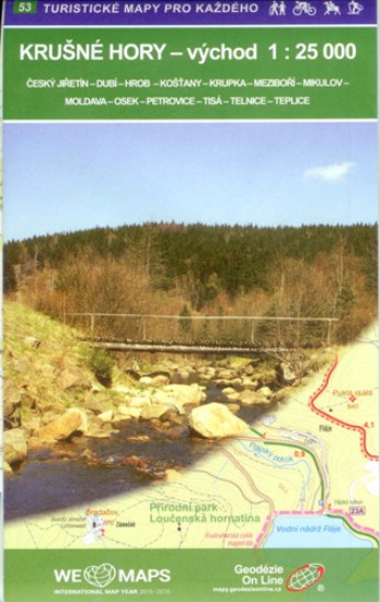 Krušné hory - východ 1:25 000