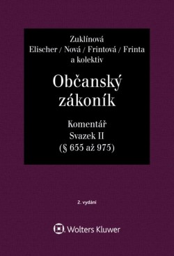 Občanský zákoník - Svazek II - Komentář