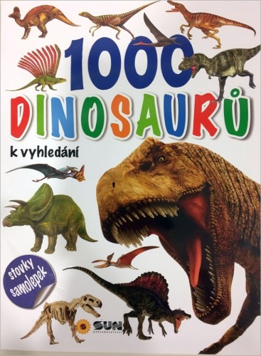 Levně 1000 dinosaurů k vyhledání se stovkami samolepek