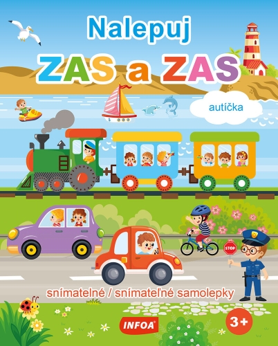 Levně Nalepuj ZAS a ZAS autíčka