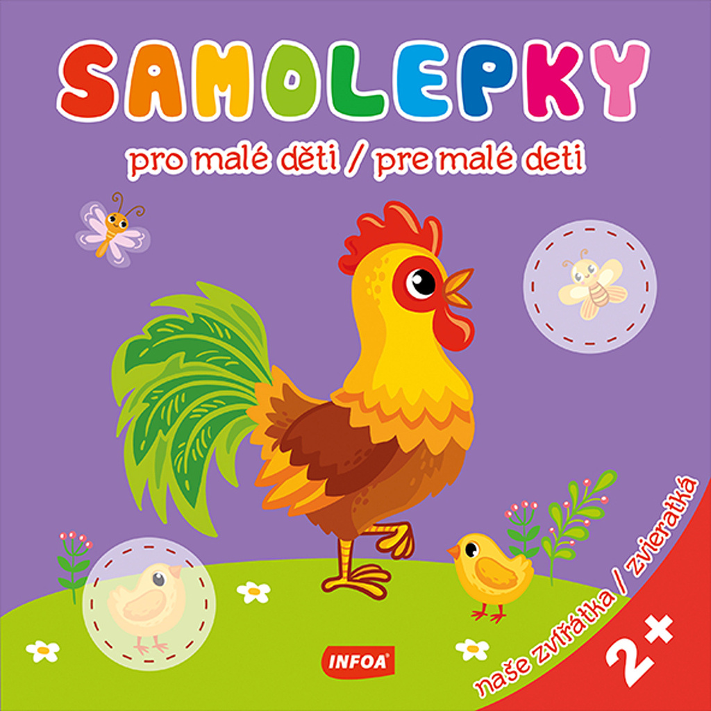 Levně Naše zvířátka/zvieratká - Samolepky pro malé děti/pre malé deti