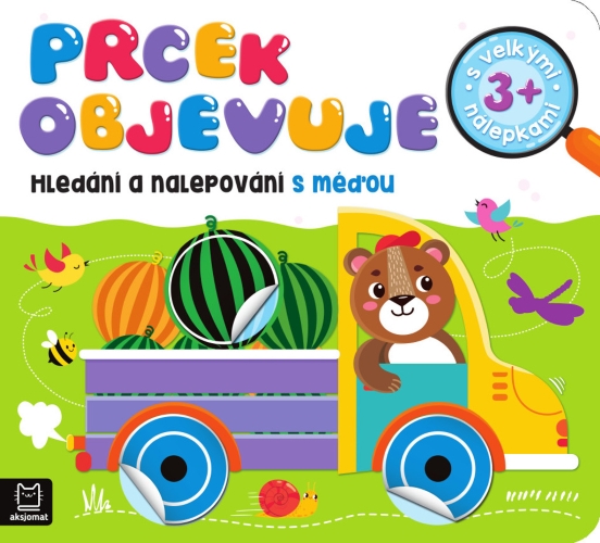 Levně Prcek objevuje 3+ - Hledání a nalepování s méďou