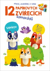 12 papírových zvířecích kamarádů - Venkov