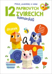 12 papírových zvířecích kamarádů - Statek