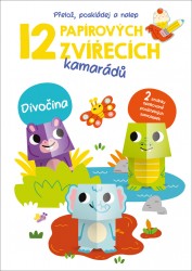 12 papírových zvířecích kamarádů - Divočina