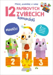 12 papírových zvířecích kamarádů - Mazlíčci