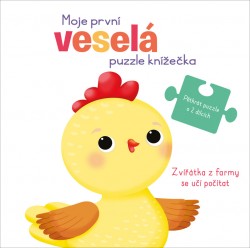 Moje první veselá puzzle knížečka - Zvířátka z farmy se učí počítat