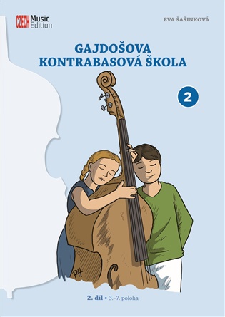 Levně Gajdošova kontrabasová škola 2. díl - 3.-7. poloha